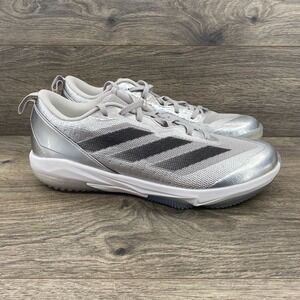 Adidas Adizero Instinct Softball Turf Shoes Womens 10.5 Silver JS2992 Metallic